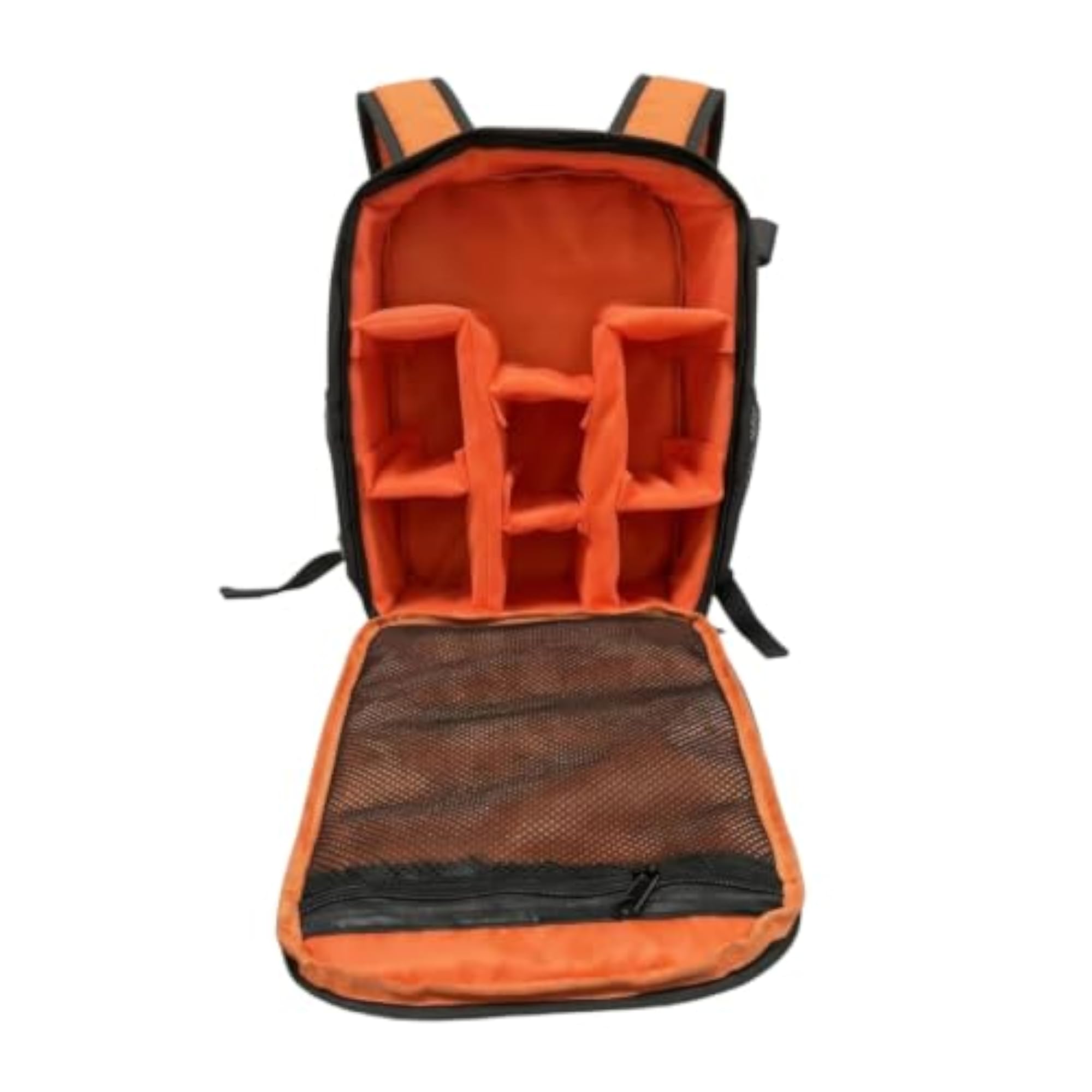 Camera Backpack with Mesh Pocket, Padded Storage for Photographers